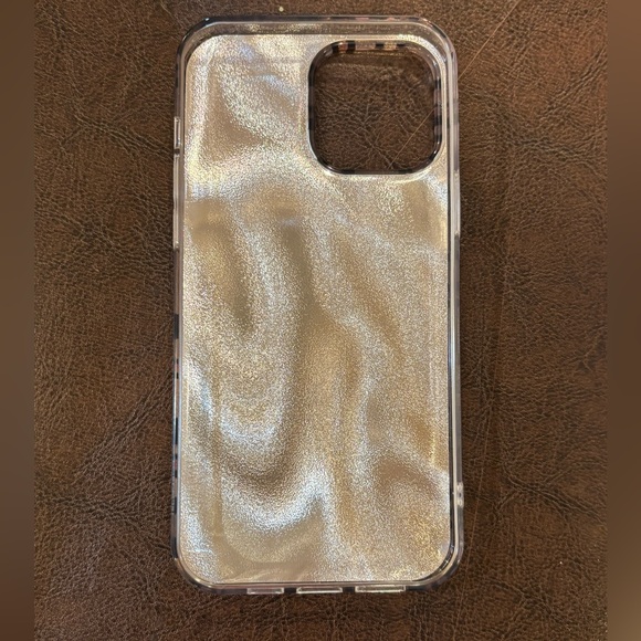 iPhone Phone Case Metallic Leopard Print Transparent TPU Soft Case - Picture 2 of 6